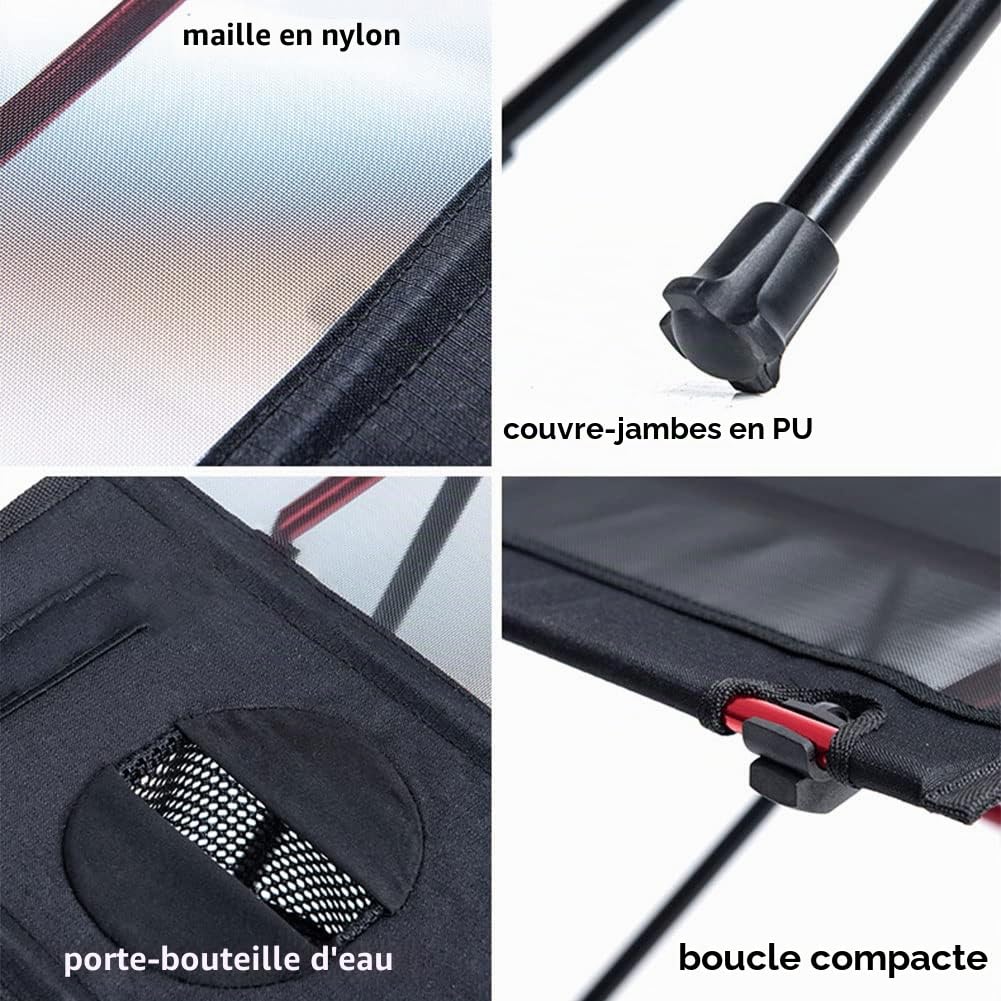 Tentock Table de Camping Pliante Ultra-légère en Aluminium pour l'extérieur avec Sac en Filet, idéale pour Les barbecues (Table)