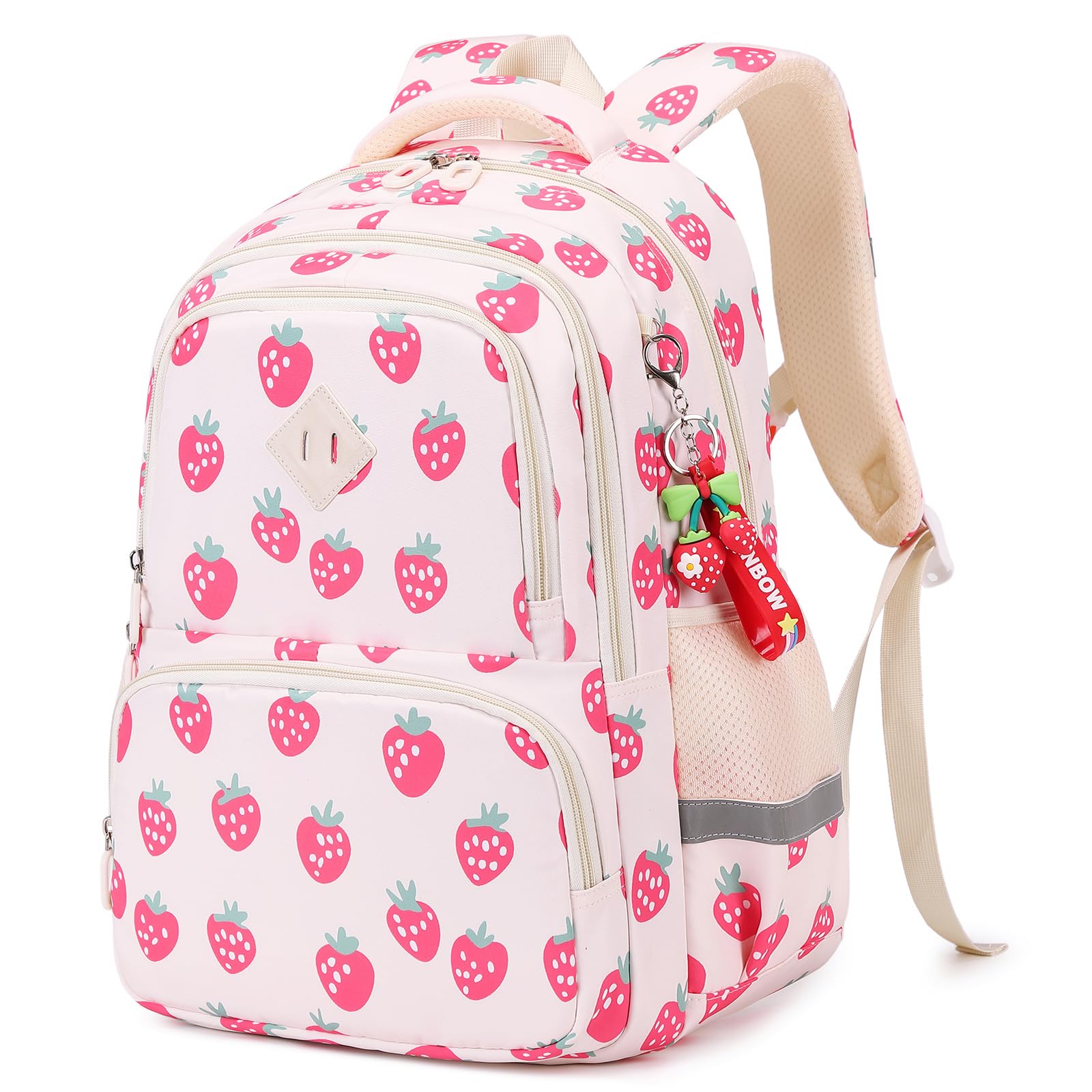 MUSEVOS Kids Backpack, Kawaii Printed Girls Bookbags for Elementary, Lightweight School Backpack for Kindergarten, Water Resistant Teen Backpacks,