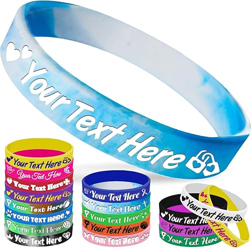 Pulseras de silicona personalizadas, pulseras de goma personalizadas a granel para eventos, regalos de motivación deportiva, apoyo a hombres y