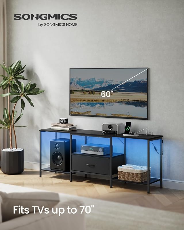 SONGMICS TV Stand for TVs Up to 70 Inches image 2