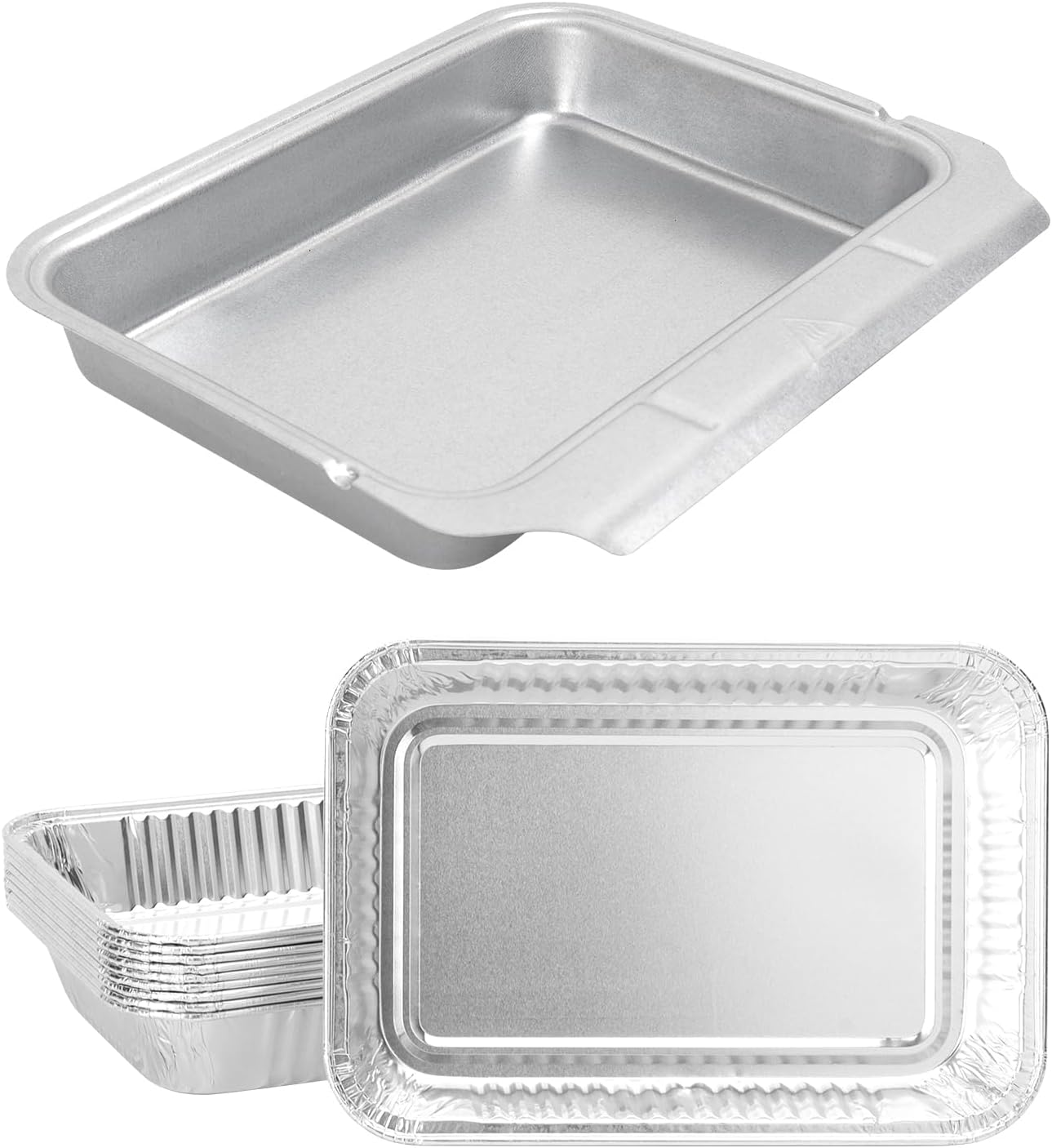 "Stainless Steel Grill Smoke Roast Rack for Ninja Woodfire OG700 Series XSKGRDPLT Grills Part, Grease Tray for Ninja Woodfire OG700 OG701 OG751 Series Outdoor Grill Drip Pan"