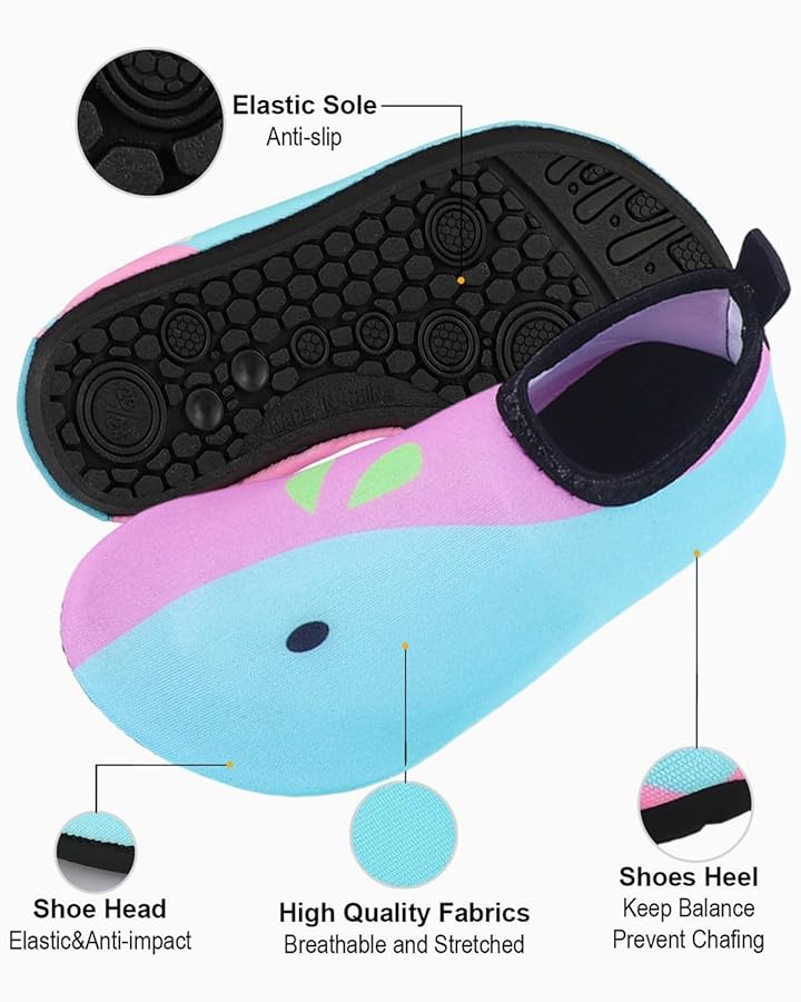 Pantofole Antiscivolo Per Bambini - Ciabatte Da Mare, Gomma, Asciugatura Rapida - Foto 9