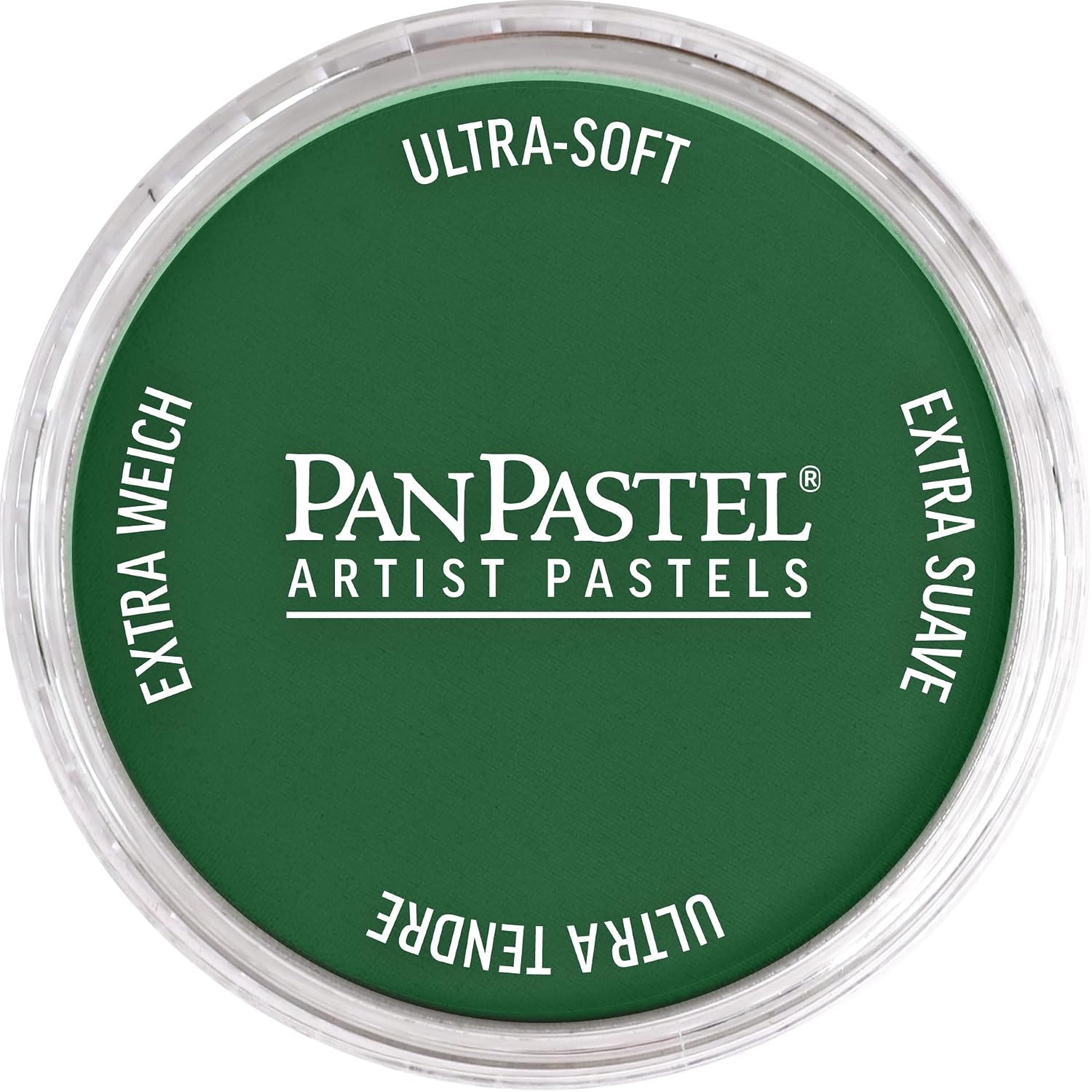 PanPastel Artist Pastels by GOLDEN, Permanent Green Extra Dark, 2.44” / 62mm Pan Diameter, Professional Artist Pastels, Unique Pan Format (cake-like)