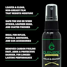 Clenzoil Field & Range Fine Mist Sprayer - CLP Gun Lubricant - Premium Firearm Maintenance - Rust Preventative - 2 oz Fine Mist Sprayer