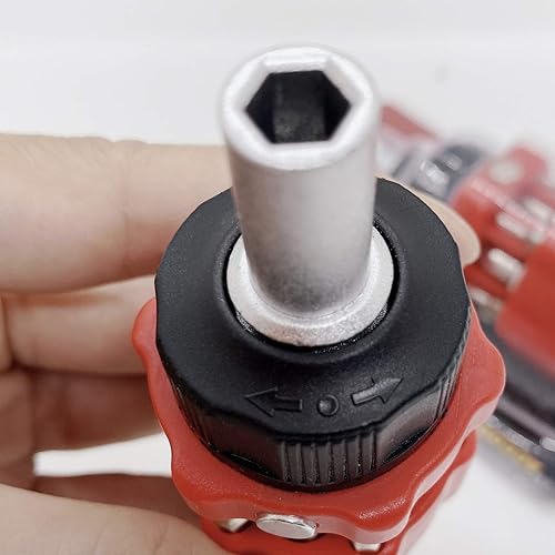 Miniatura 5 de Buspoll Kit de destornilladores rechonchos 13 en 1 con puntas de cabeza plana, hexagonal, torx, cuadrado y Pozidriv