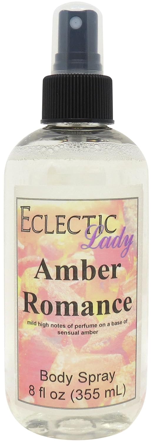 Amber Romance Body Spray, 8 ounces, Body Mist for Women