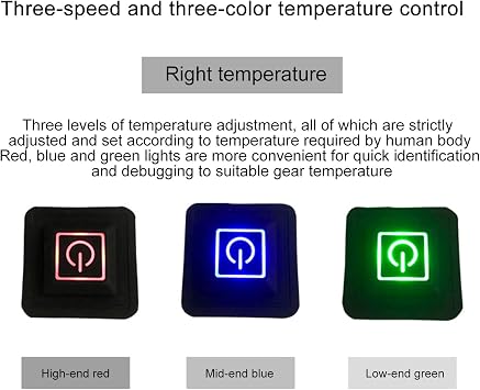 Electric Heated Pad, Clothes Heating Pad,Heat Pad USB,Adjustable Third Gear Temperature 8 in 1 Metal Fiber Warm Winter Electric Clothing Heating Pads Gears Clothes Vest Jacket Pads for Heat