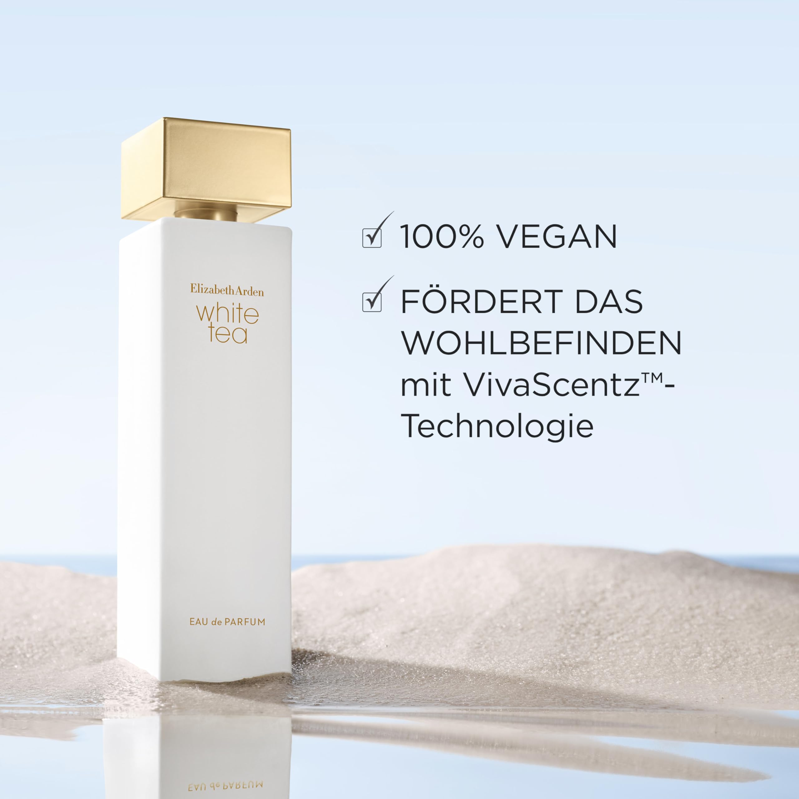 Elizabeth Arden - White Tea, Eau de Parfum, Parfüm mit weißem Tee und einem Meeresbrise-Akkord, blumiger Duft, frisches, weibliches und süßes Aroma, Parfüm für Frauen, 50 ml
