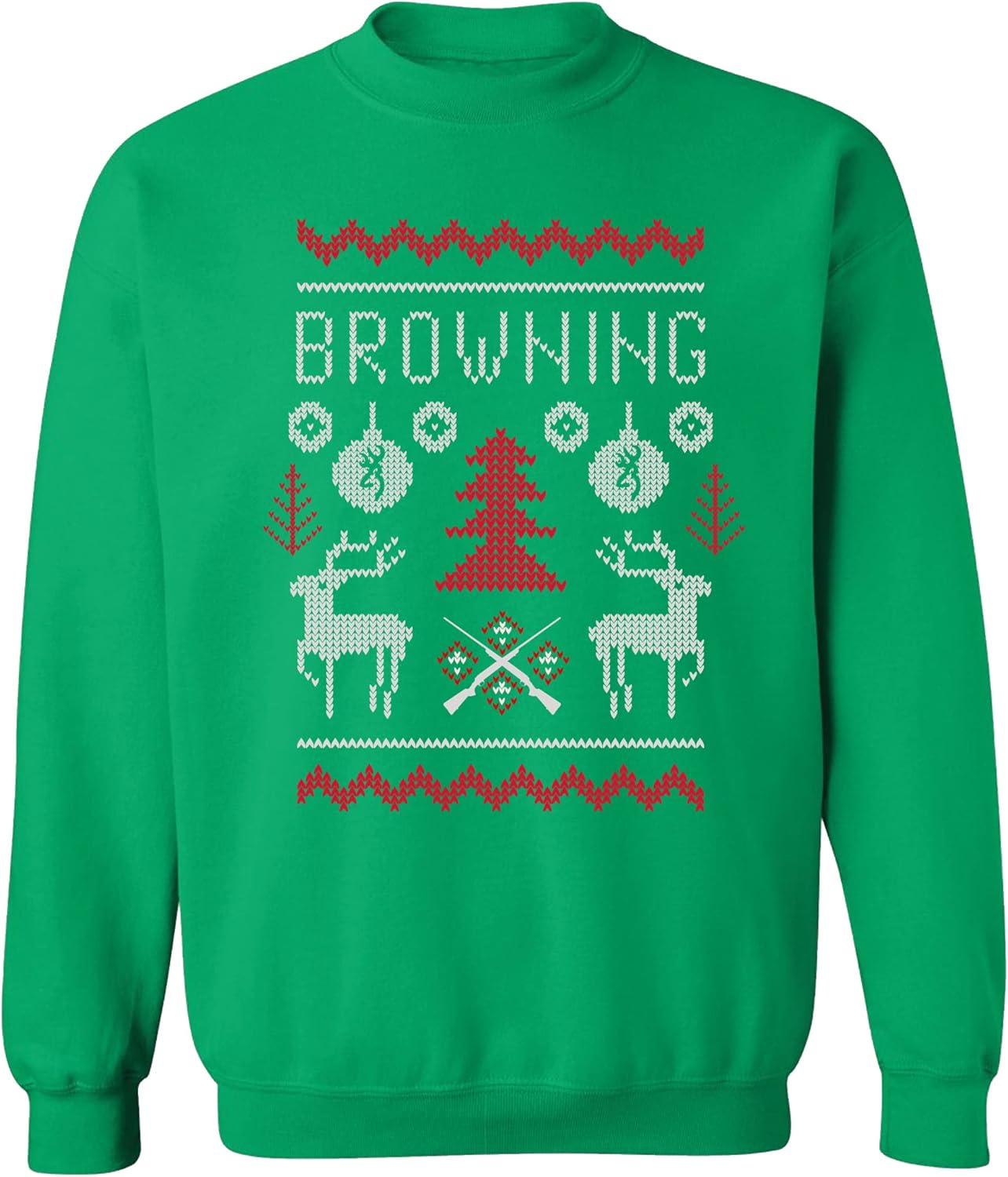 Browning Men's Christmas Sweatshirts, Seasonal Holiday Sweatshirts for the Whole Hunting Family
