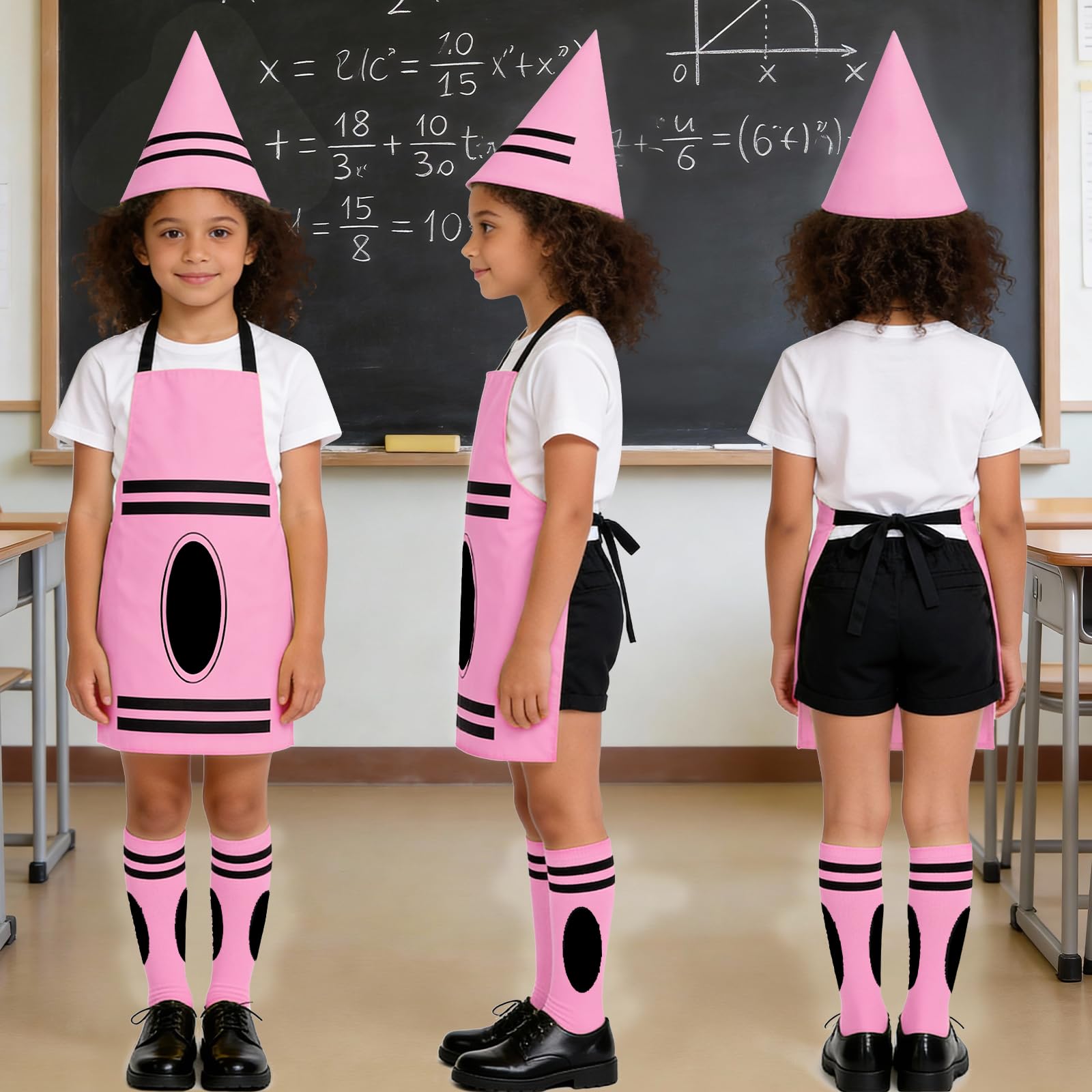 Ainvliya Crayon Apron Costume Set, World Book Day 2026 Full Costume - Image 4