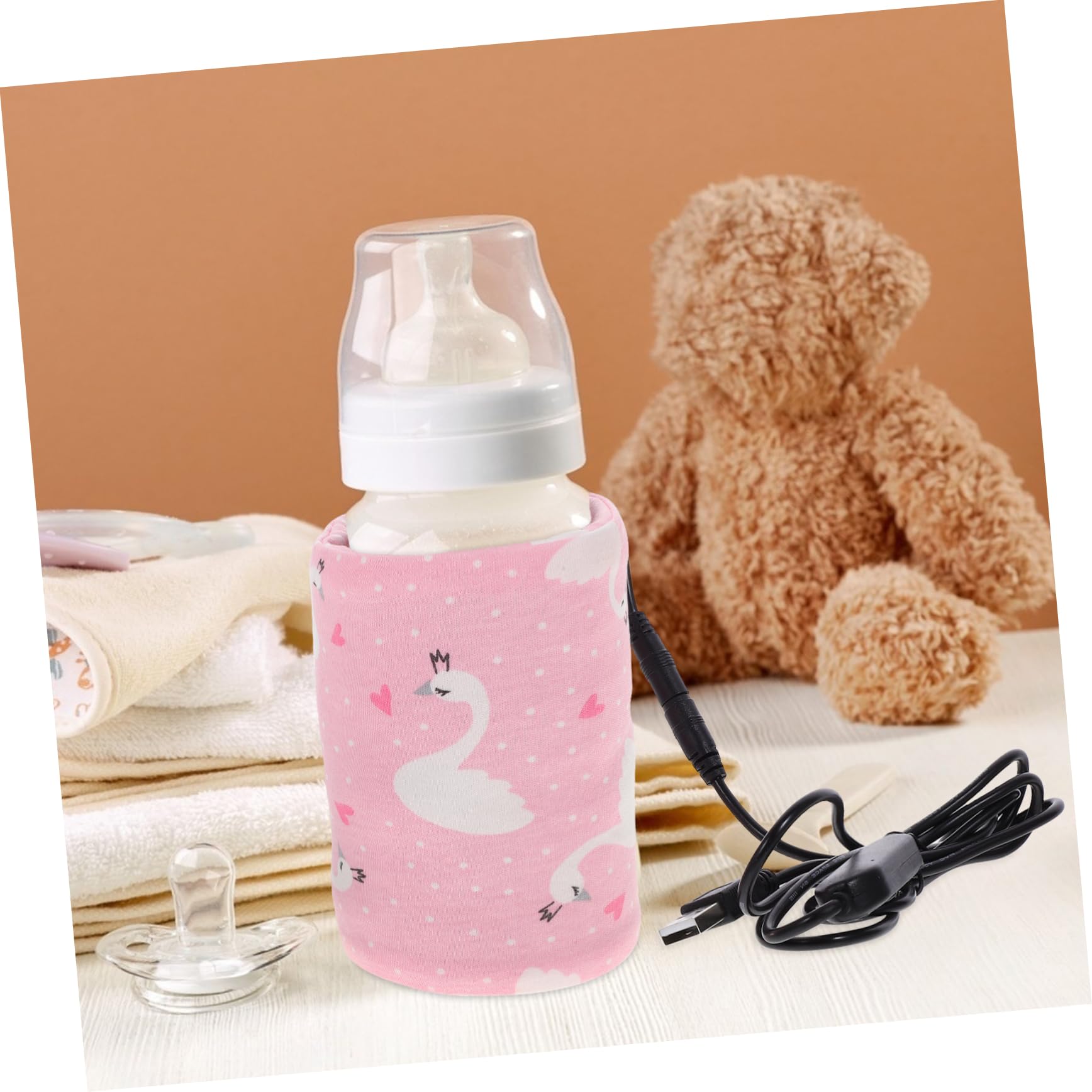 Toyvian 2 Pz Scaldalatte Scaldabiberon Mamma Coperchio Della Bottiglia Isolante Scalda Pappe Per Neonati Borsa Per Biberon Borsa Scaldabiberon Tazza Temperatura Costante Cotone Madre