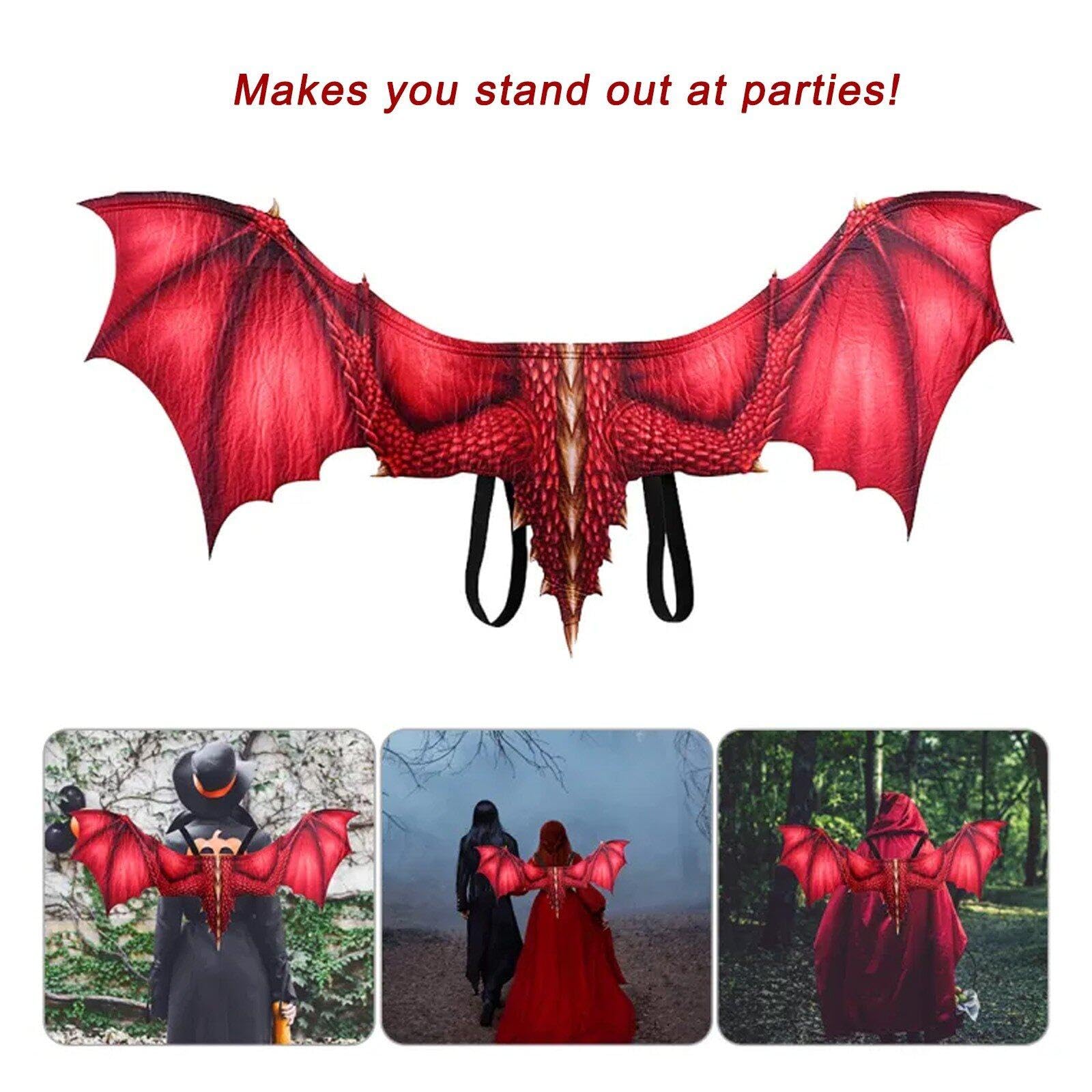 Ericetion Ailes De Dragon Pour Adultes - Accessoires De Cosplay - Ailes De Dragon Non Tissées Pour Fête à Thème, Scène, Accessoires De Cosplay