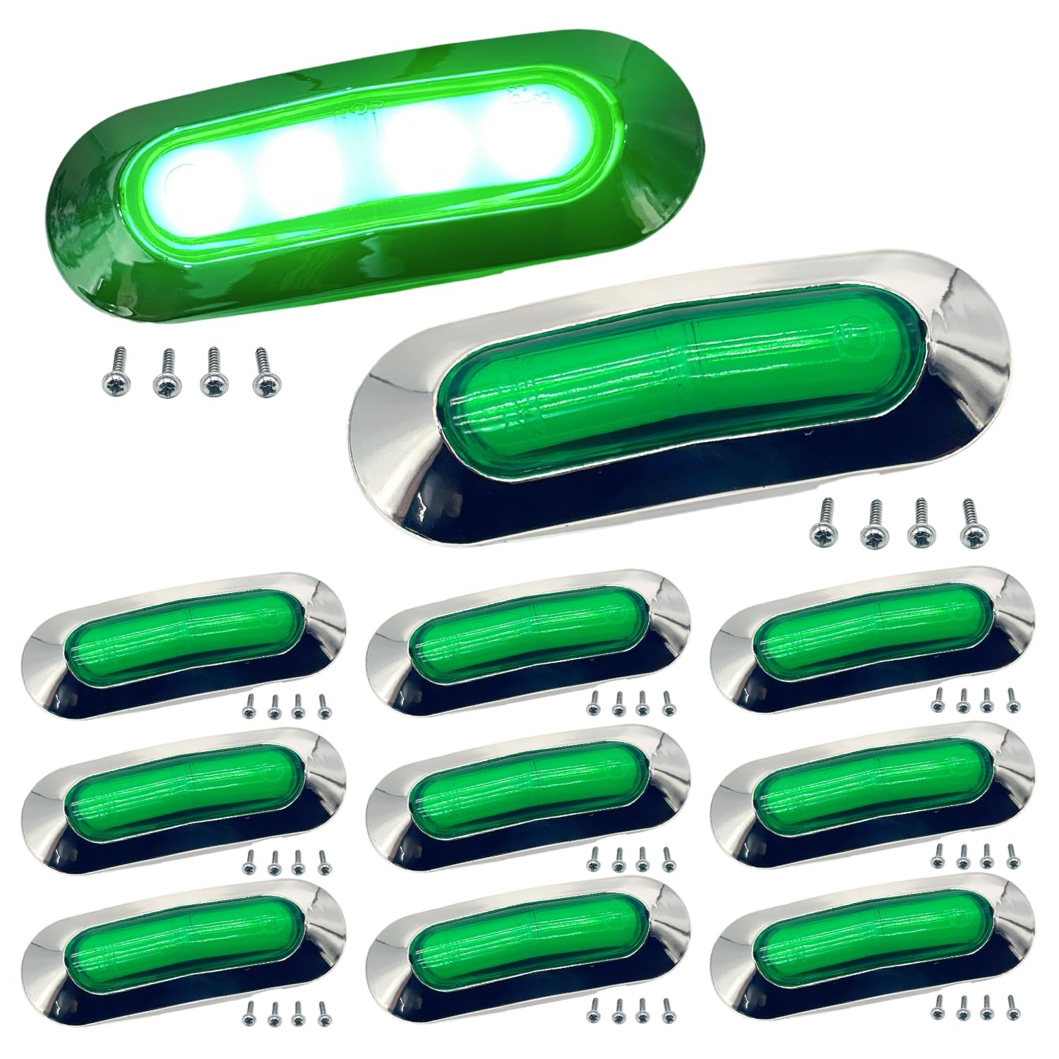 Amazon.co.jp: shymie サイドマーカー マーカーランプ led 4連