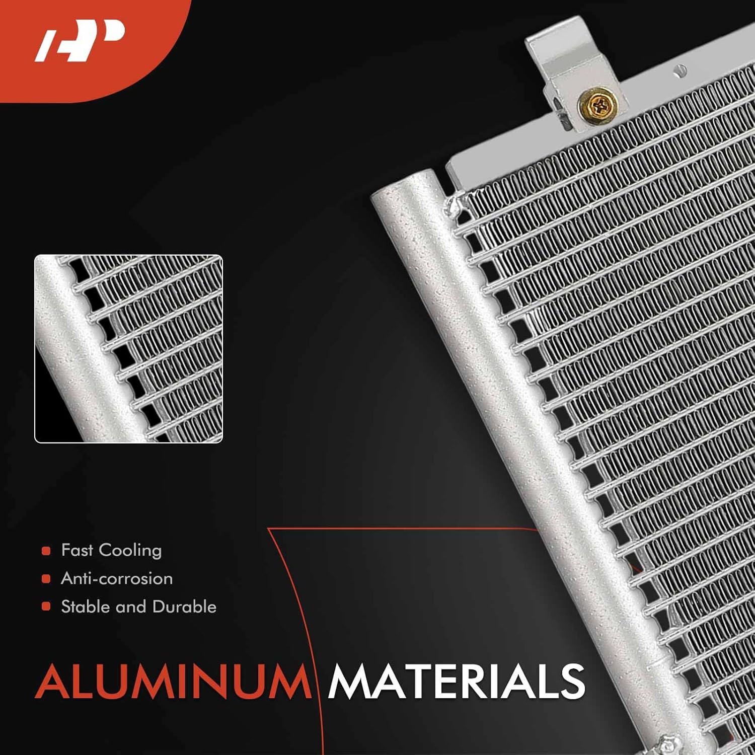 A-Premium Air Conditioning A/C Condenser Compatible with Infiniti G20 2000 2001 2002