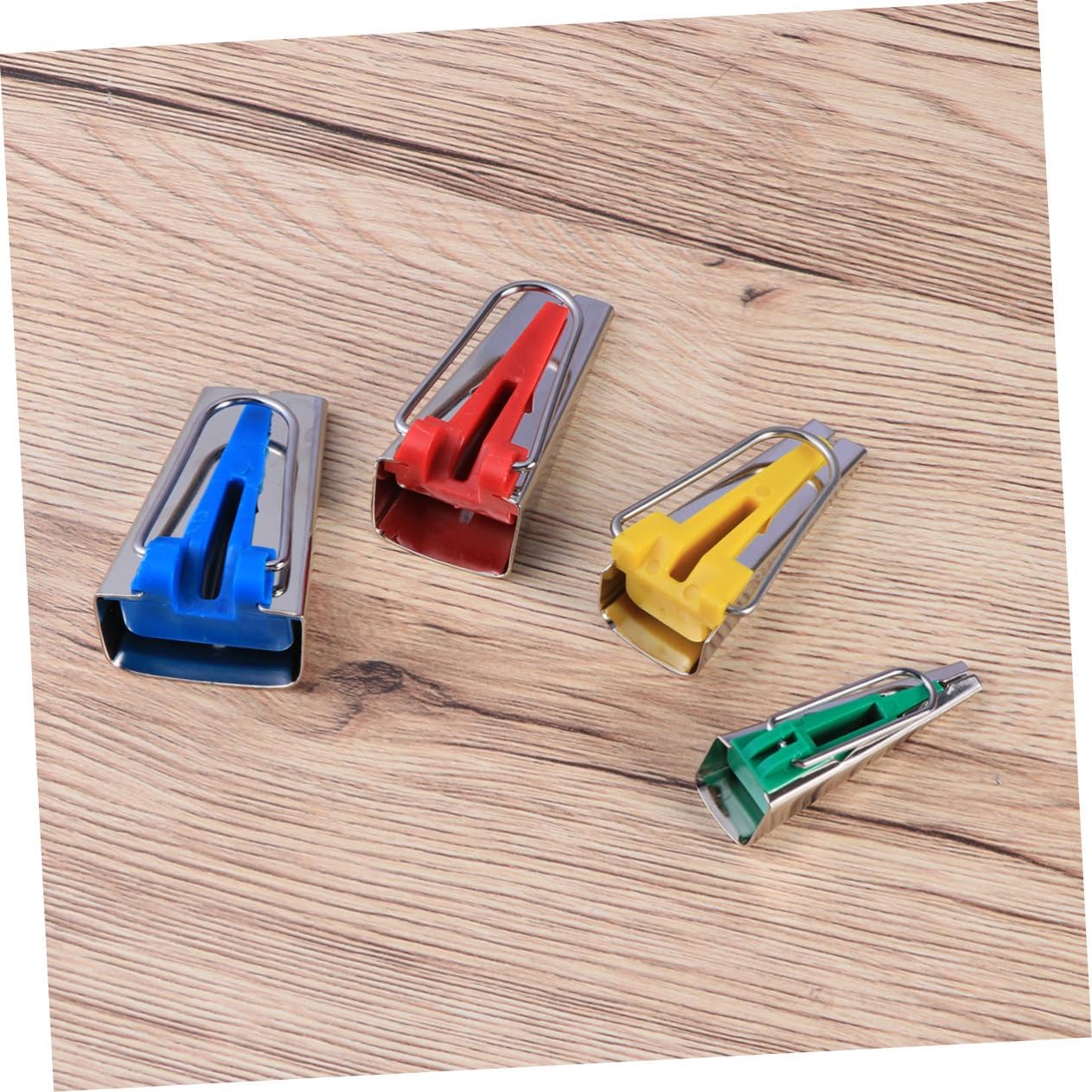 STOBOK 3pcs Fabric Bias Tape Maker Set Tools for DIY Sewing Quilting Create Bias Tapes Effortlessly