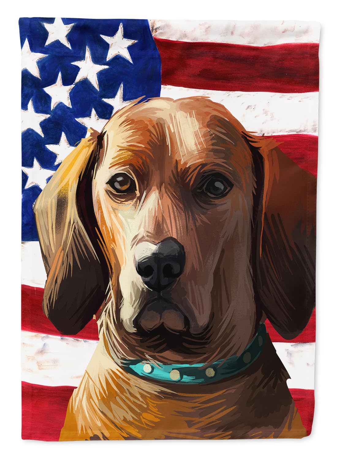 Drapeau Redbone Coonhound américain de Caroline's Treasures, grande taille pour maison