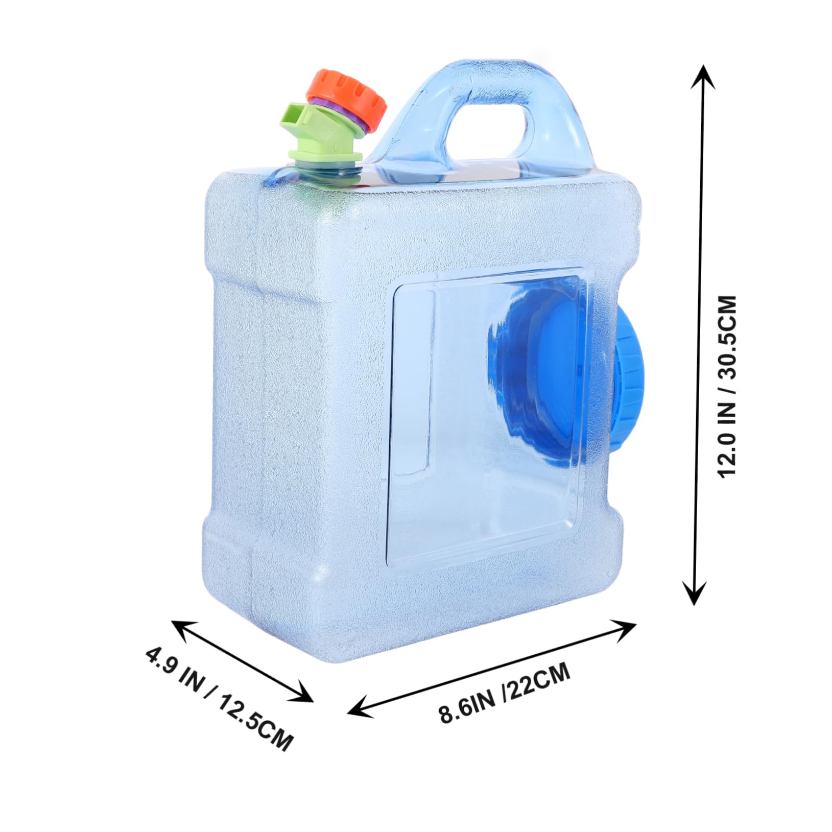 Hemobllo 1Set Outdoor Water Container Transparent Water Bucket for Camping Hiking and Emergency Use Capacity Odorless Water Tank