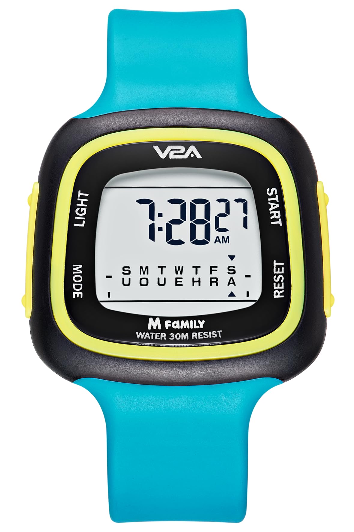 V2A Kids Resin Watch Gifts For Boys And Girls Age 4-13 For Multi-Functional 30 M Waterproof Digital Sports Watches For 4 5 6 7 8 Year Old Boy And Girls|Birthday Gift For Kids (Blue-Black) (B0D87N3BQT) Amazon Price History, Amazon Price Tracker