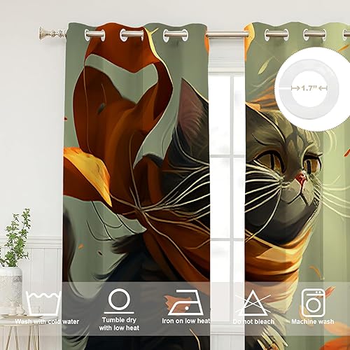 Miniatura 584 de Cenefas de cocina modernas con patrón de cobre marrón dorado para ventanas, cenefas opacas abstractas de marcas de arañazos y cortinas opacas