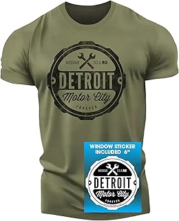 Detroit Shirt, Motor City Forever Detroit T-shirt mens by Detroit Rebels tshirt