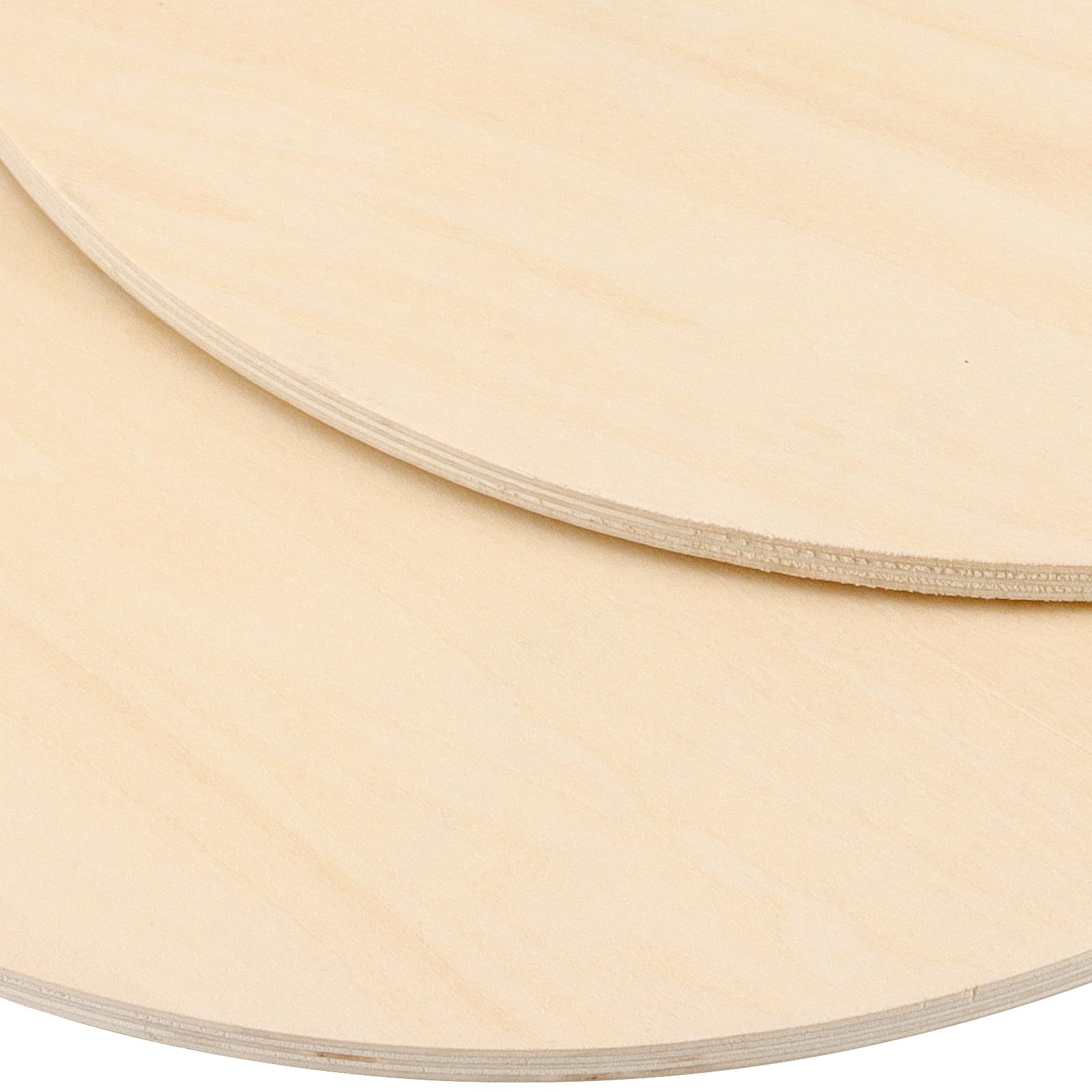 8 círculos de madera de 12 pulgadas, corte de madera de 1/4 pulgadas de grosor, círculos de madera sin terminar para manualidades, colgador de puerta, arte de pared, bricolaje y decoraciones