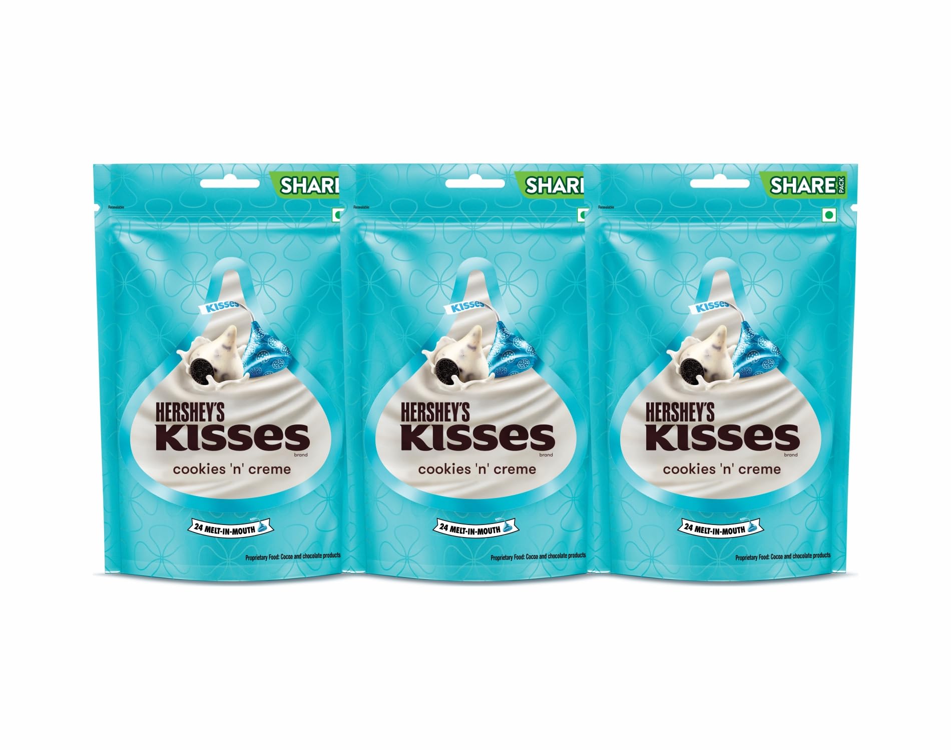 Hershey's Cookies n Crème Chocolate, 100.8g (Pack of 3)