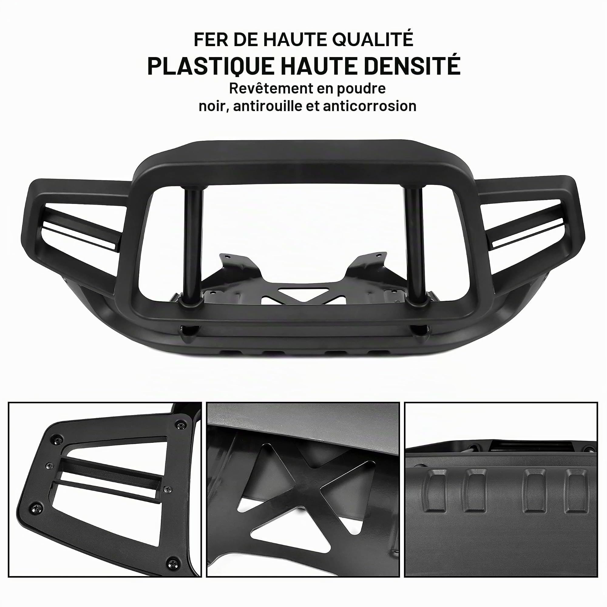 SAUTVS Kit de protection de pare-chocs avant pour Can-Am Ryker, profil avant pour Can Am Ryker 600 900 Sport & Ryker Rally Edition tous modèles (remplace #219401108)
