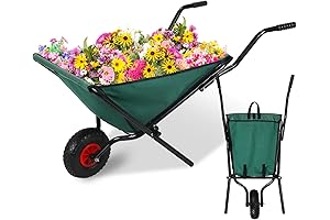 Collapsible Wheelbarrow: Effortless Gardening and Yardwork