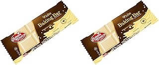 Baker's Choice White Baking Chocolate Bar - Microwaveable Chocolate Easy Melt Bar - Almond Bark Coating, Candy Coating - Kosher, Non-Dairy, Vegan and Non GMO - 10 oz (284g) (Pack of 2)