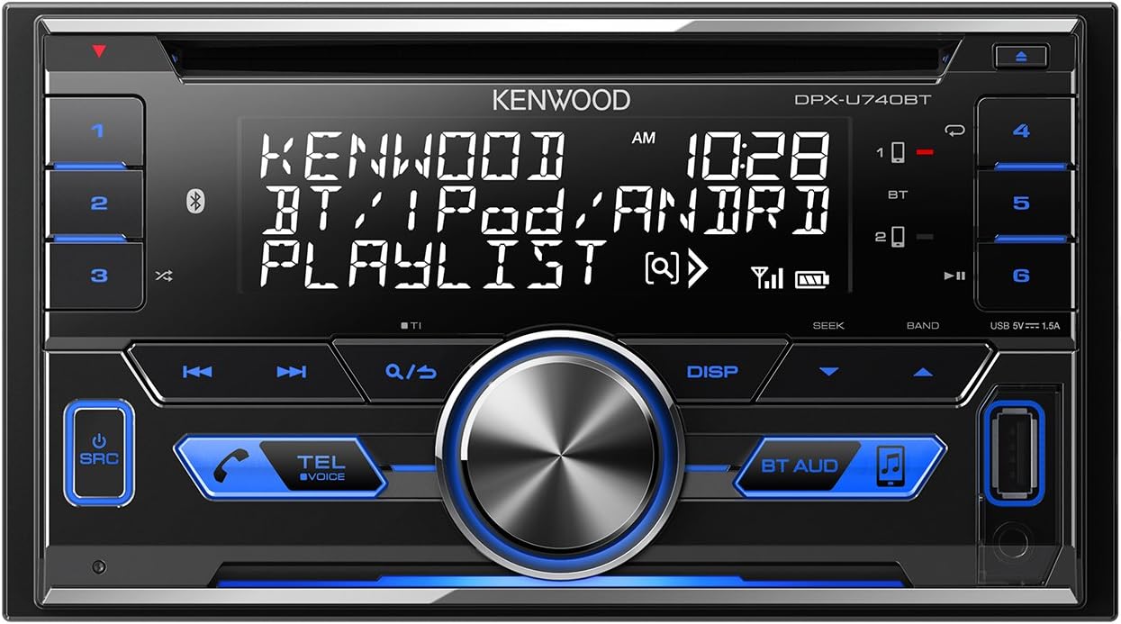 KENWOOD DPX-U740BT CD/USB/iPod/Bluetooth Receiver User Manual