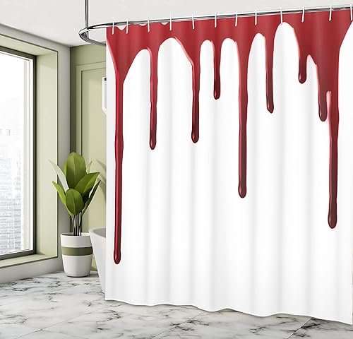 Vista 53 de Ambesonne, cortina de ducha cuatro estaciones