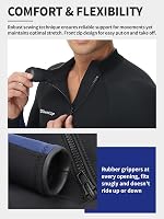 Owntop 3/2 mm neoprén wetsuit elöl cipzárral, nyújtható búvárkodási ruha férfiaknak és nőknek 3