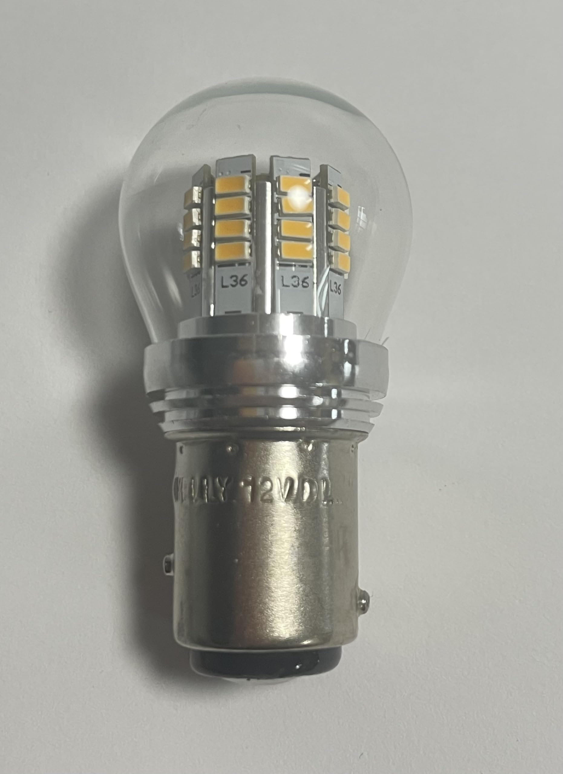 Amazon | ケリー電気産業 LEDバルブ ストップ・テール球 12V S25 BA15D