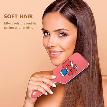 Amazon | ハローキティ パドルブラシ ヘアブラシ くし 絡まない