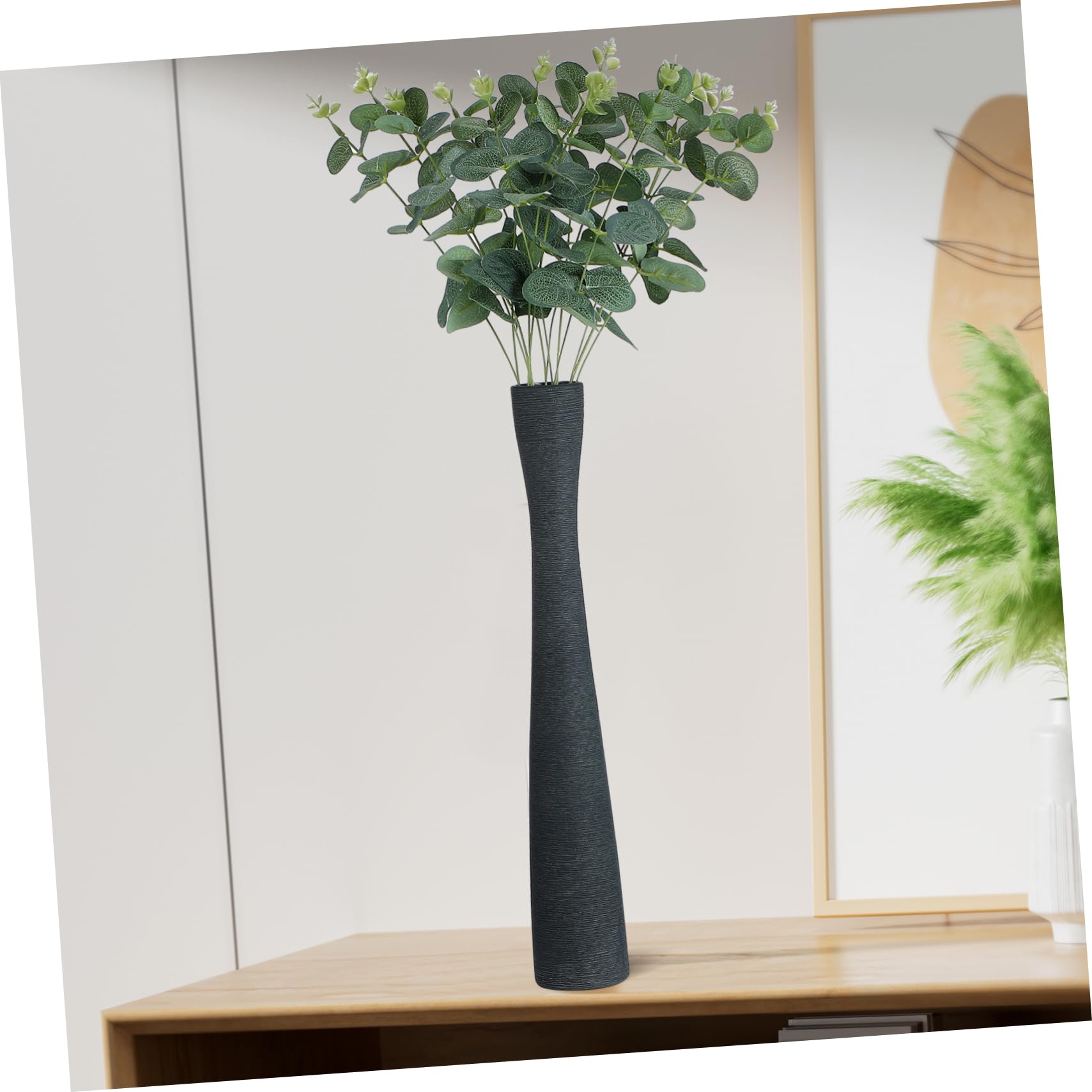 Alipis 2piezas Jarrón De Cerámica De Cuello Estrecho Jarrones De Piso para Flores Decorativos para Sala De Estar y Oficina