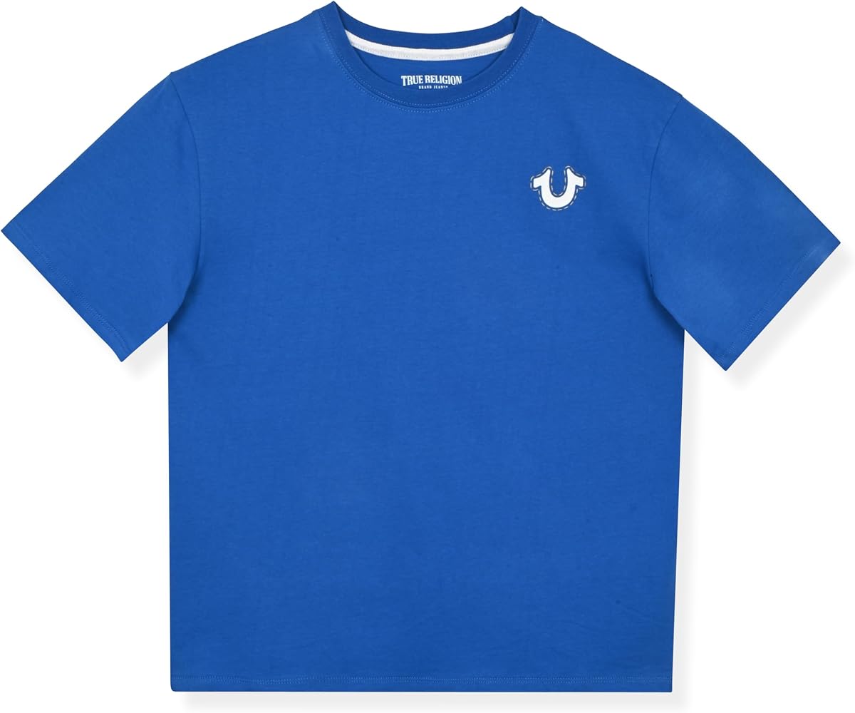 True Religion Boys Tee Shirts Short Sleeve Cotton T-Shirt for Boys Graphic Tees