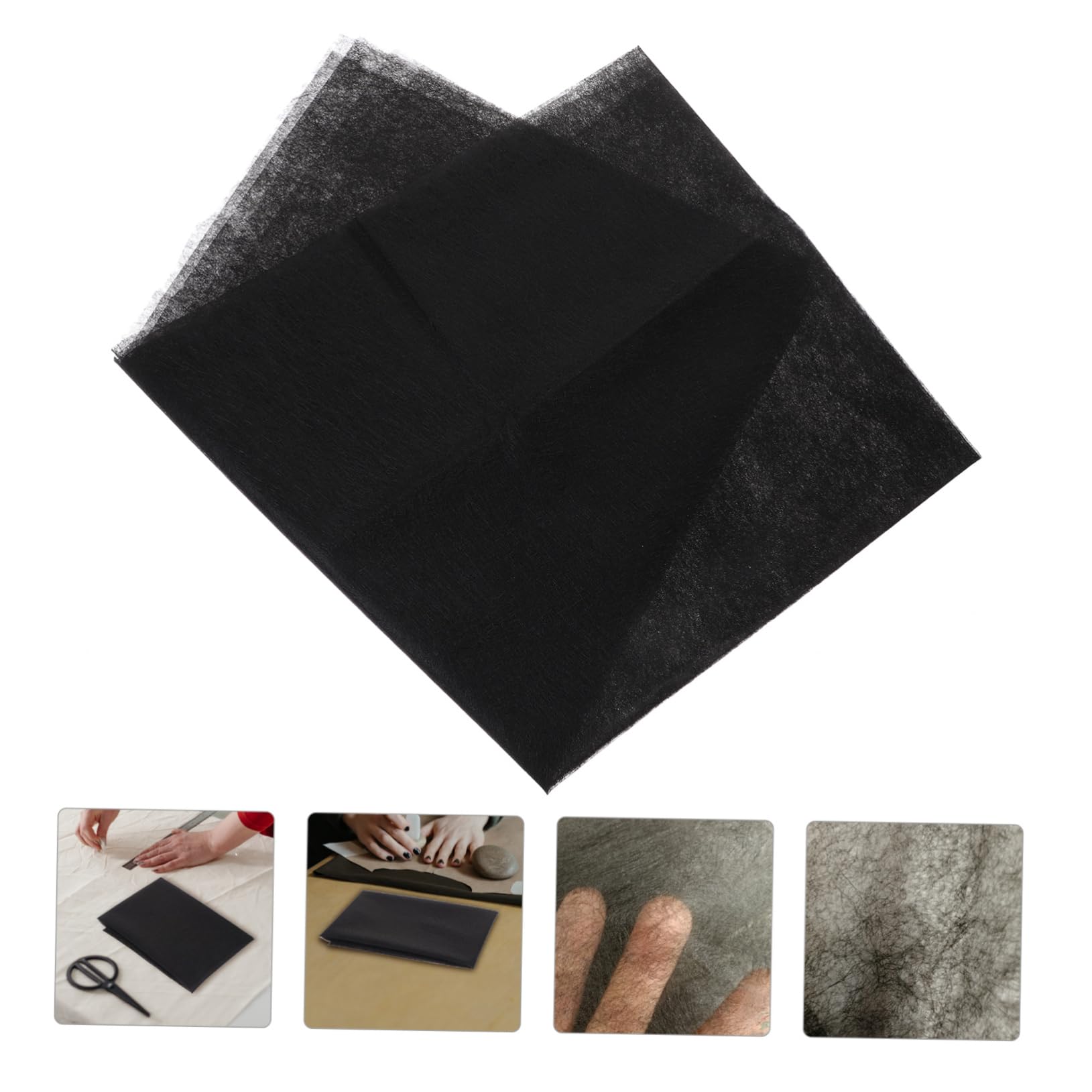 SHINEOFI 5piezas Entretela Termoadhesiva Doble Cara Para Proyectos De Costura y Acolchado De Alta Temperatura Para Bolsas y Ropa Fusible y Fácil De Aplicar