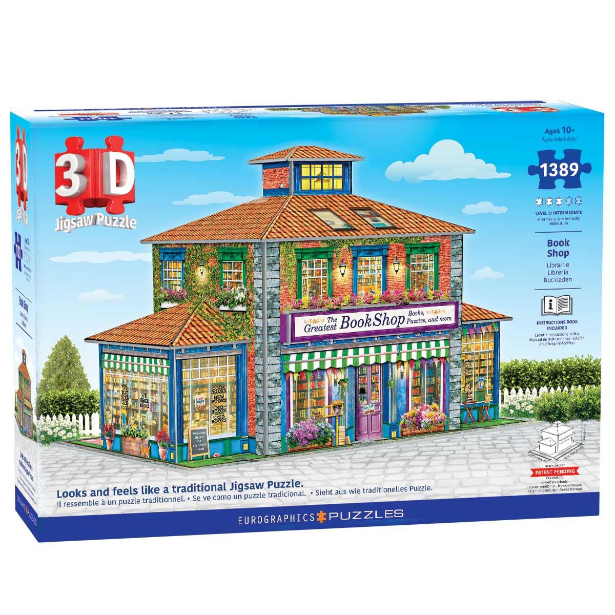 3D Puzzle - Book Shop