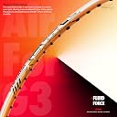 Li-Ning Air-Force G3 Carbon Fibre Badminton Racket for Adults | Premium Shuttle Racquet with Protective Full Cover | Expertly Strung for Maximum Power (White/Light Orange/Black) gallery image