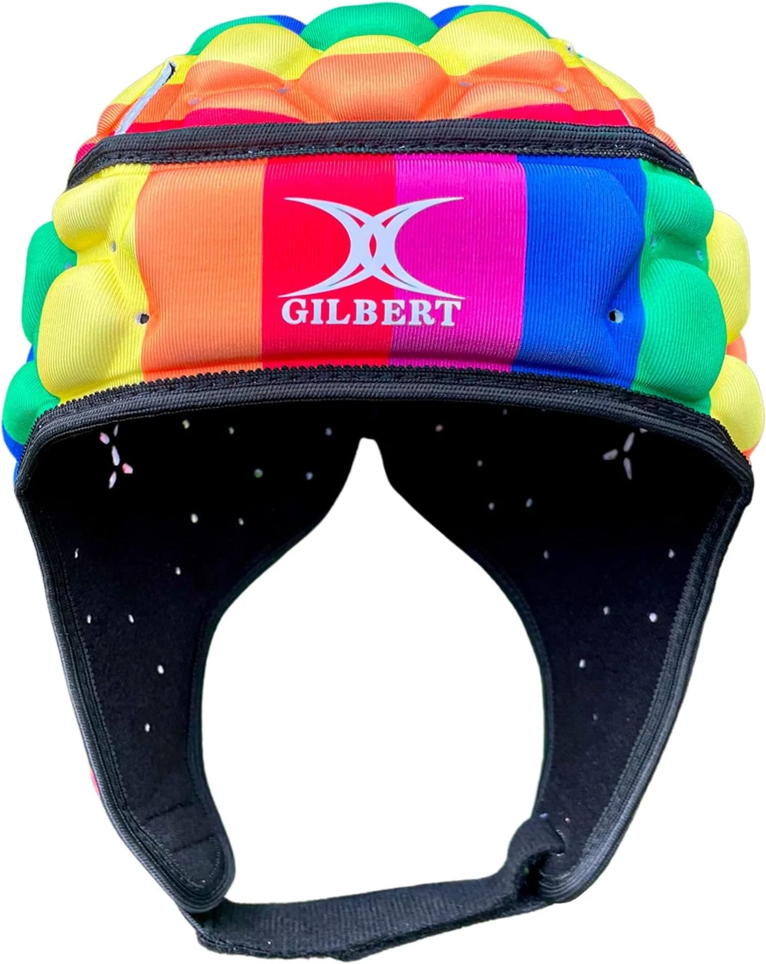 Gilbert Rainbow Falcon Rugby Scrum Cap Head Guard