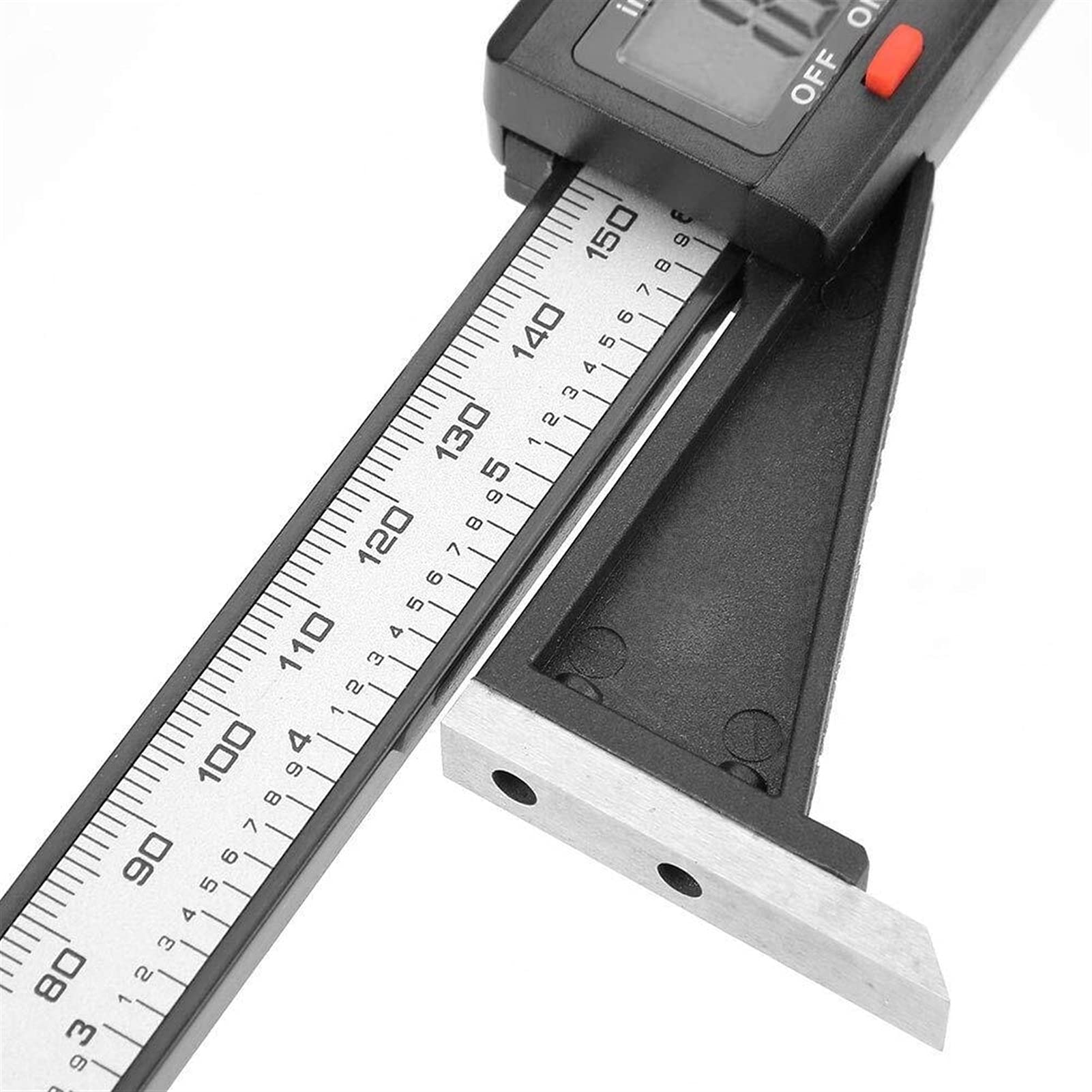Suwmiarka Cyfrowa 150 Mm, Profesjonalny Elektroniczny Wysokościomierz, Miernik Głębokości Otworu, Wytrzymałe Narzędzie Pomiarowe Z Podstawą Magnetyczną, Przycisk Resetowania