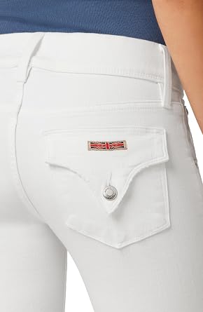 Hudson Women's Beth Mid Rise Baby Bootcut Jeans Jeans