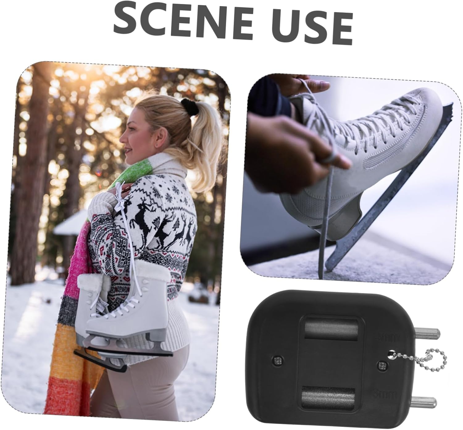 Ice Blade Sharpener Skates Tools Skate Sharpening Tool Skate Supply Portable Skate Sharpener Skate