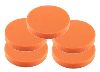 Inditrust PLAIN Foam PAD (Sponge) Car Clean Polishing Buffing Waxing Pad 7inch for Fitting to 7inch Backing pad (5 PCS)