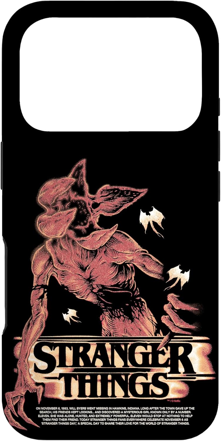 Stranger Things Demogorgon Officially Licensed Case for iPhone 17 Pro
