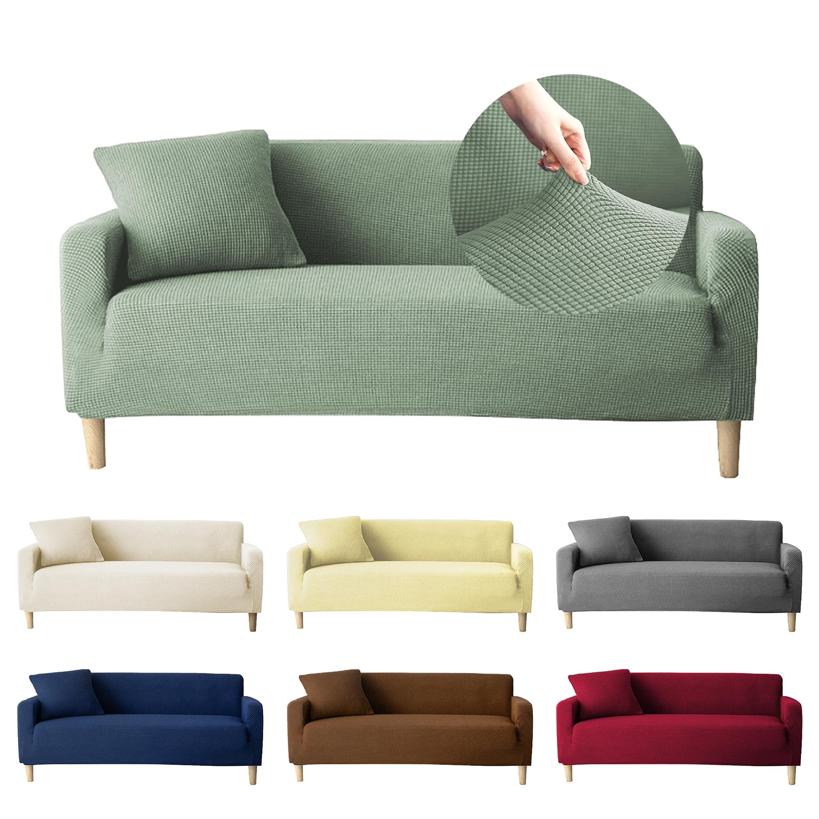 Amazon｜Ropevzo ソファーカバー マルチカバー クッションカバー付き