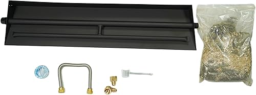 Americangaslos - Quemador de 18 a 24 pulgadas para chimenea de gas, quemador de gas para chimeneas de gas, troncos de gas, quemador de propano (28