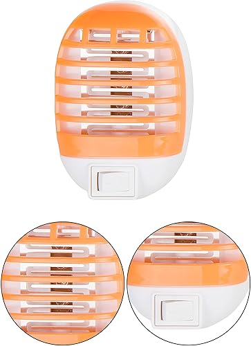 Miniatura 7 de Trampas para moscas de interior para el hogar, PARSMIC - Trampa para mosquitos, matamoscas eléctrica, matamoscas - naranja, 2 unidades