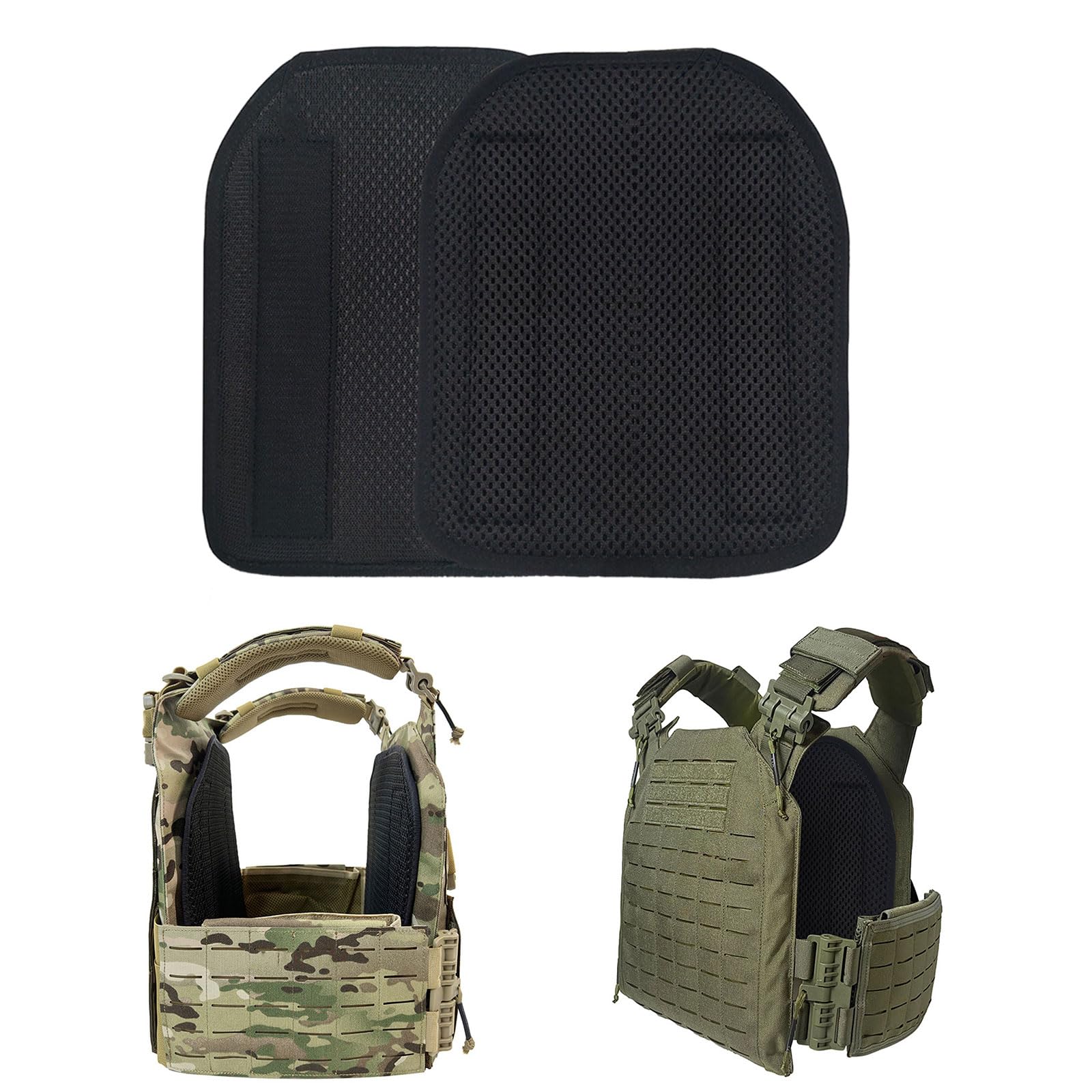 HOUNIIXIE 2Pcs Hunting Vest Cushion Pad 34x26cm Backing Plate Vest Plate Vest Cushion Vest Board Body Equipment Vest Lining Pad