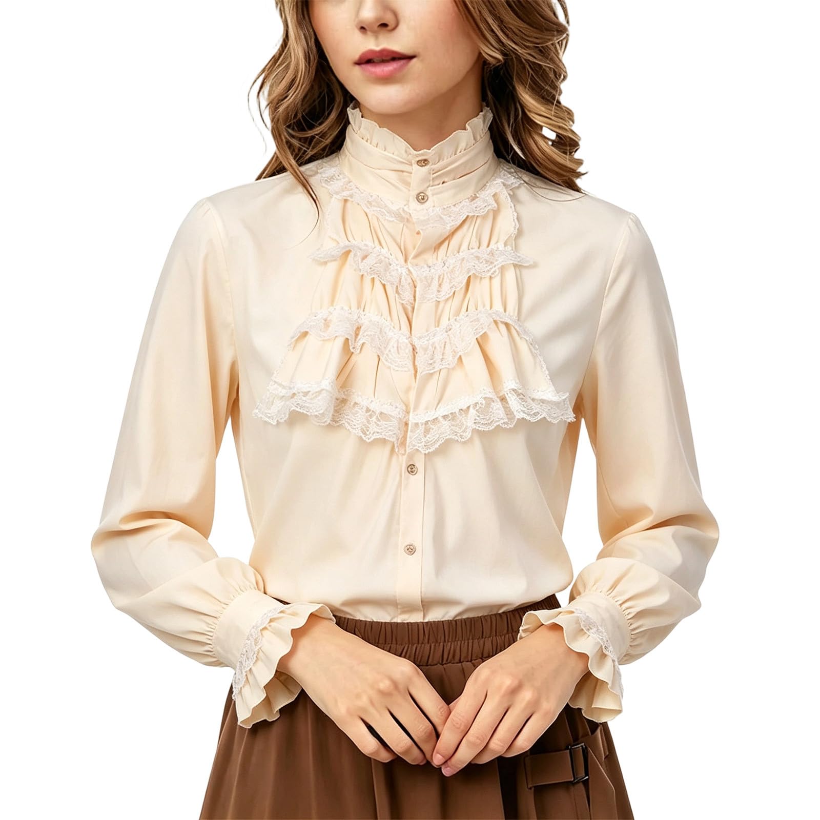 Generico Camicia da Notte Donna Estiva Cotone-Elegante Camicia per Tutti i Giorni, Classica Blusa con Bottoni sul Davanti, vestibilità Morbida e Moderna per Un Look Casual.